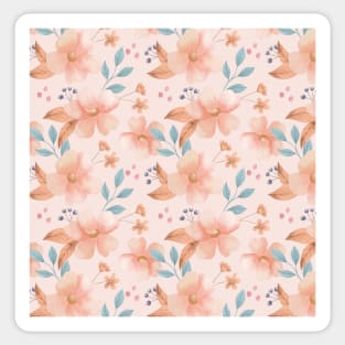 Pastel blossom pattern | Relax Sticker